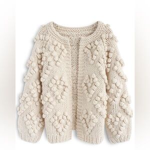 Chicwish Knit Your Love Cardigan in ivory